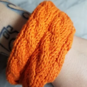 Mirrorball Cable Scrunchie