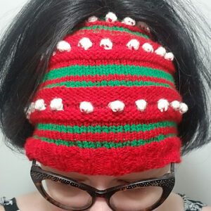Cheer for the Elves Ponytail Hat