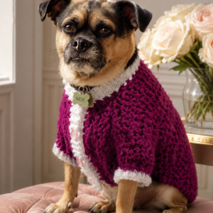 Wonderstruck Crochet Dog Sweater Pattern