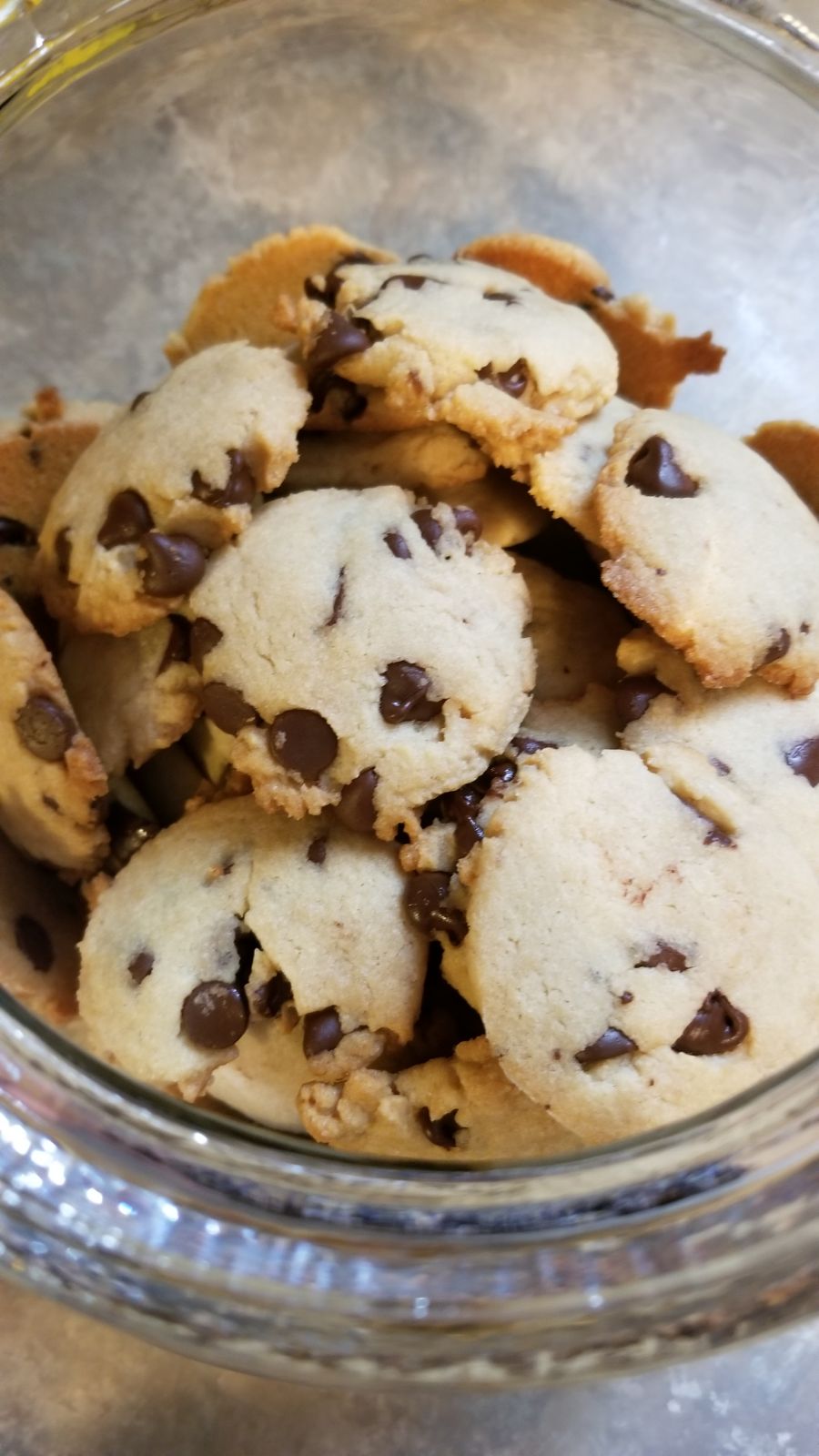 Homemade chocolate chip cookies