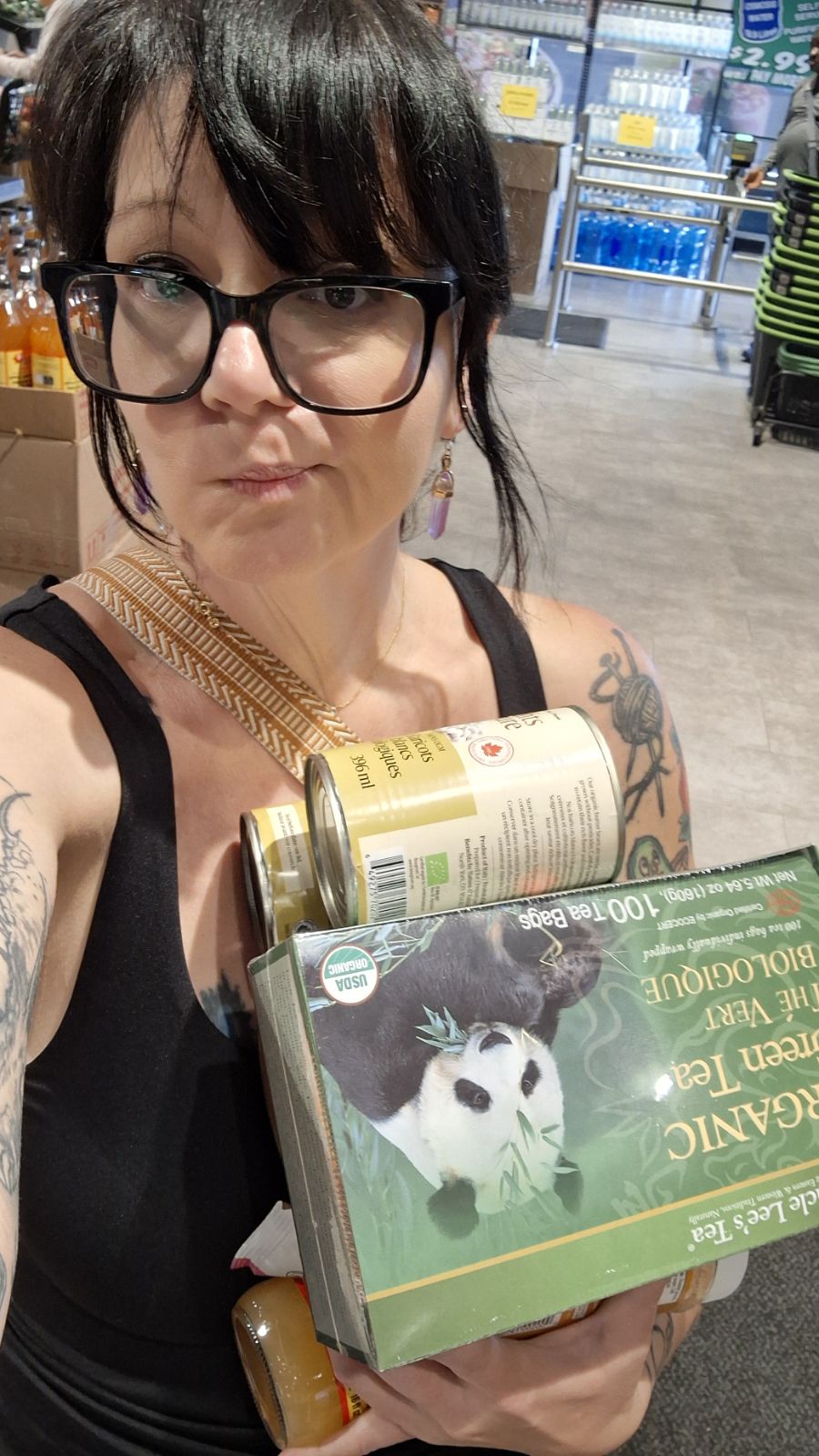 Picking up a few groceries
